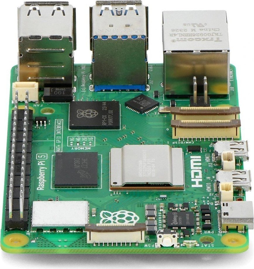 Pllakë kompjuterike Raspberry Pi RPi5 SC1432, 8GB RAM, 64 bit, e gjelbër