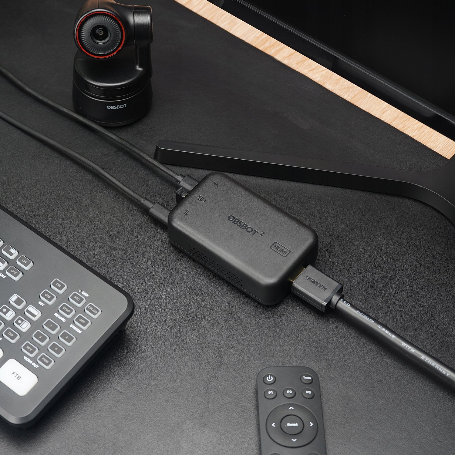 Adapter video Obsbot UVC to HDMI, 4K, plug and play, i zi