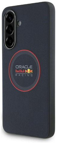 Mbulesë telefoni Red Bull për Samsung Galaxy A56, meshed me unazë magnetike, navy blue e kuqe