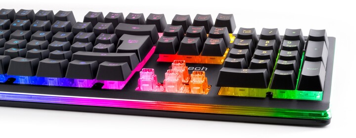 Tastierë C-TECH Iris, CZ/SK, e zezë