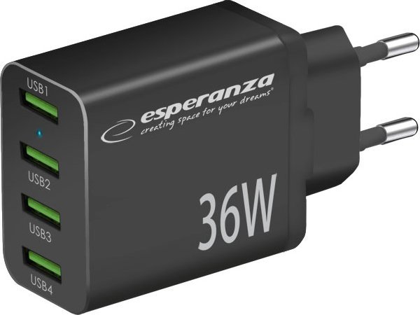 Жичен компјутерски глушец Esperanza EZC107K, црн