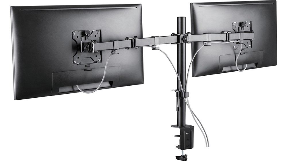Mbajtëse për dy monitorë 13"- 32" Stell SOS 1120 - E zezë