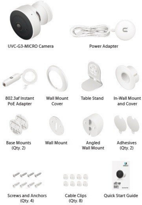 Kamera IP Ubiquiti UniFi Video G3 MICRO, 5 copë