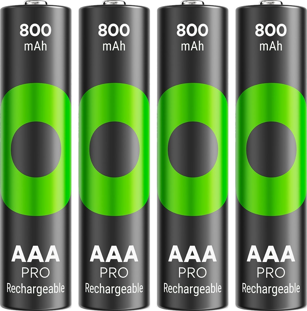 Bateria të rikarikueshme GP ReCyko Pro Professional AAA, 0.8Ah, 1.2V, set 4 copë