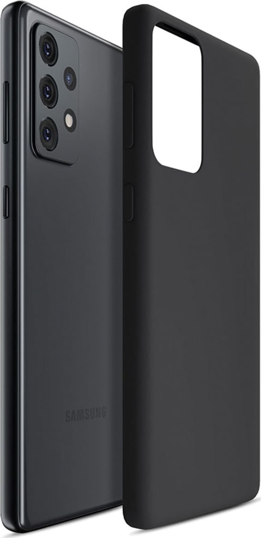 Силиконска маска 3MK за Samsung Galaxy S24 FE S721, црна