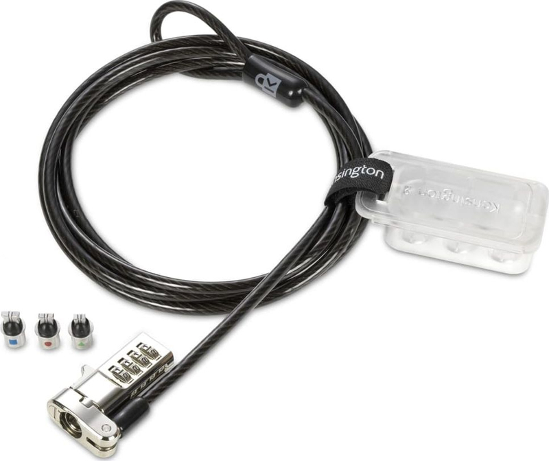 Bravë sigurie Kensington NanoSaver K62316WW, me kombinim, portative, argjendtë