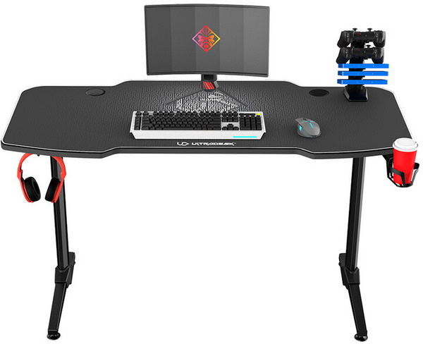 [OUTLET] Tavolinë Ultradesk Frag, e zezë / hirtë