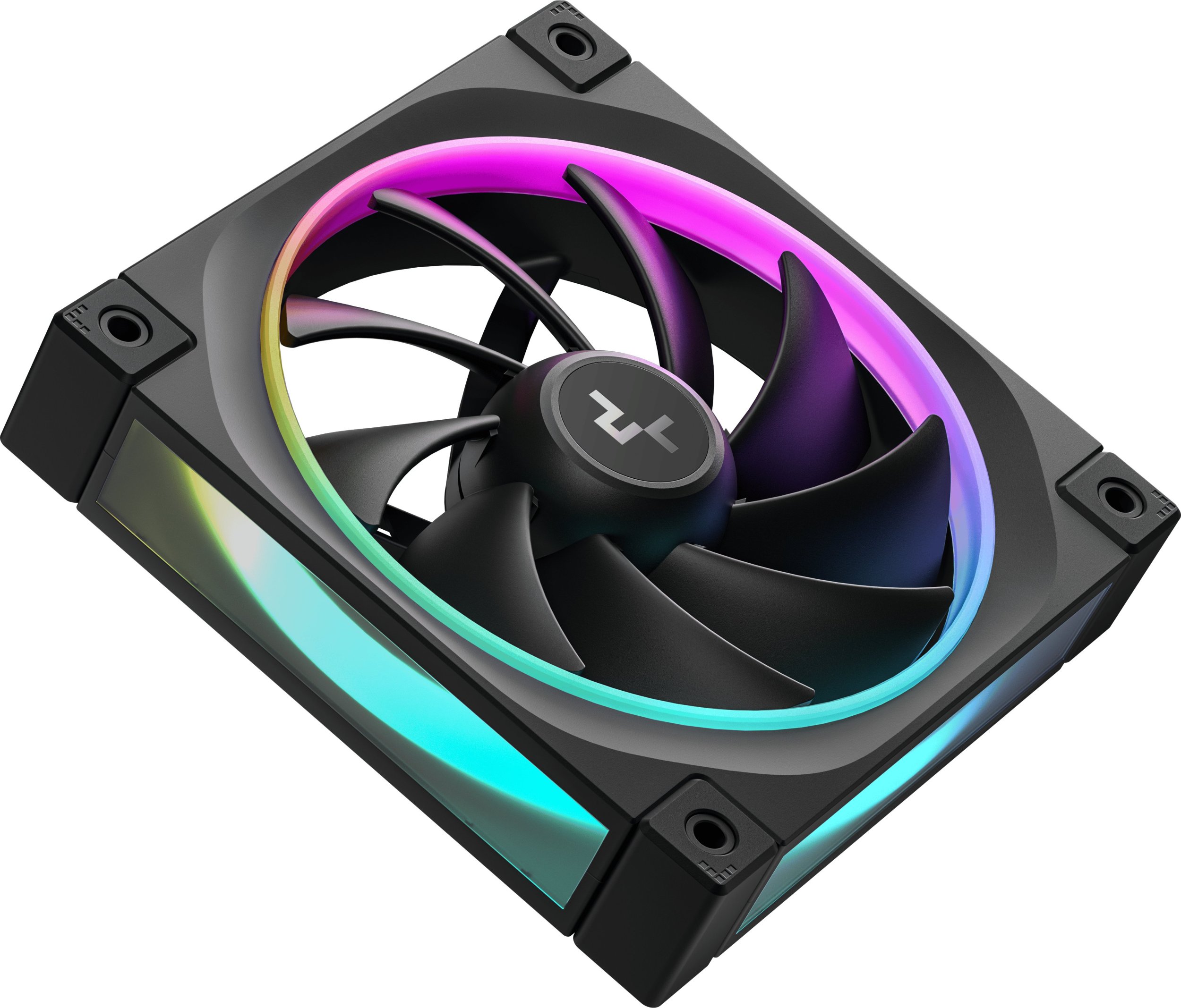 Вентилатор за куќиште DeepCool FL12 3 in 1, 120 mm, сет 3 парчиња, црн