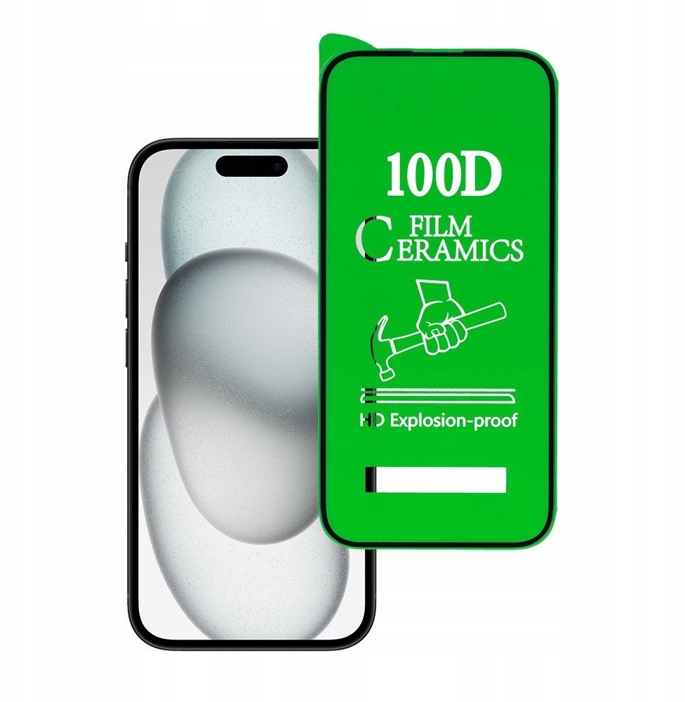 Заштитно стакло OEM 5D за Xiaomi Redmi 15C 4G 15C 5G, керамичко, целосно лепење, црно