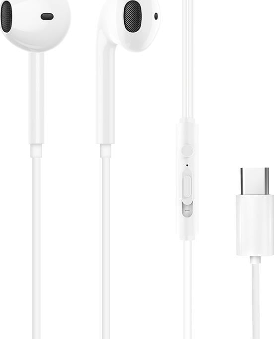 Kufje Dudao X3C USB-C, të bardha