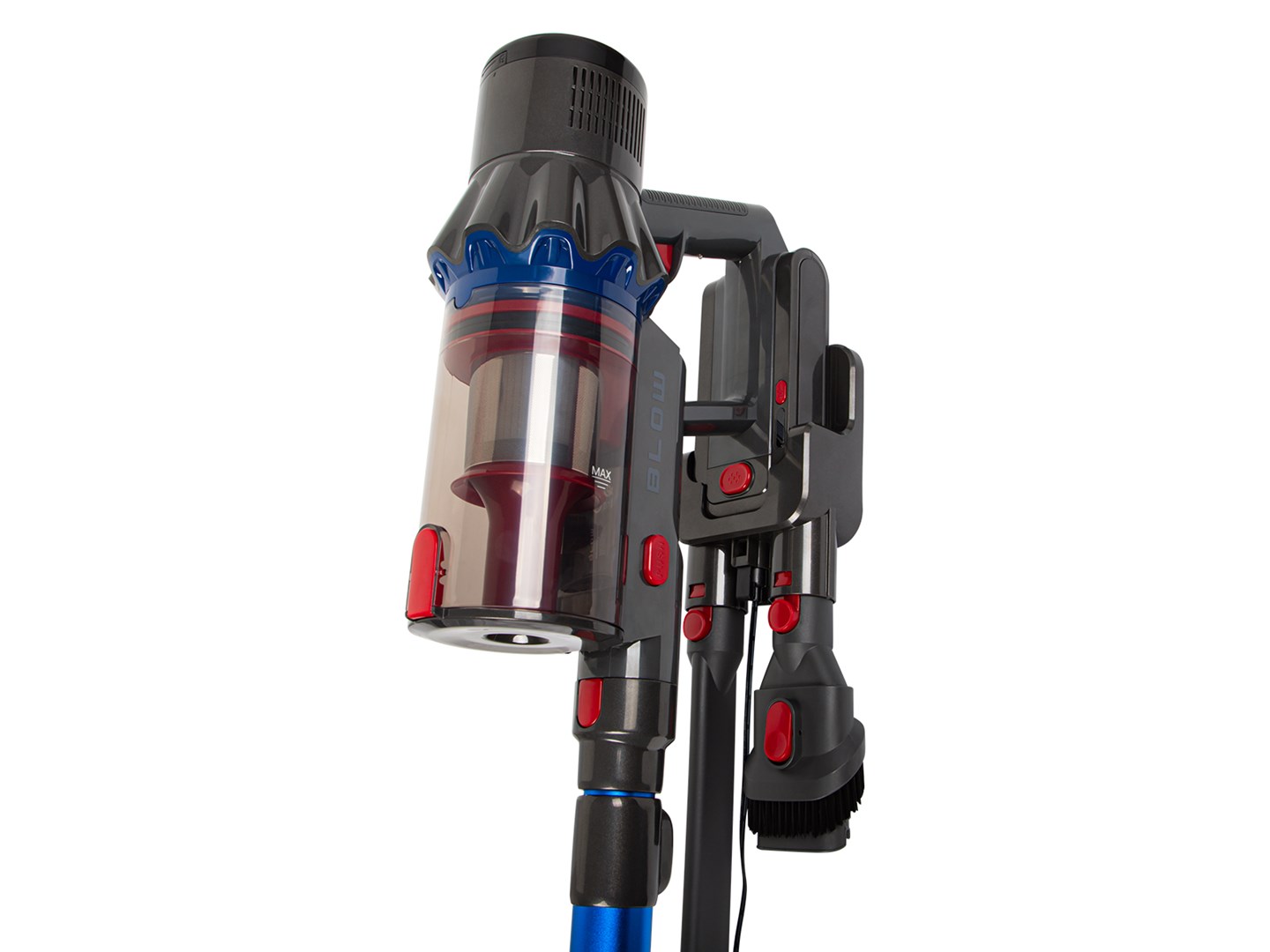Fshesë me bateri Blow UP450, 450W, 0.8L, gri blu
