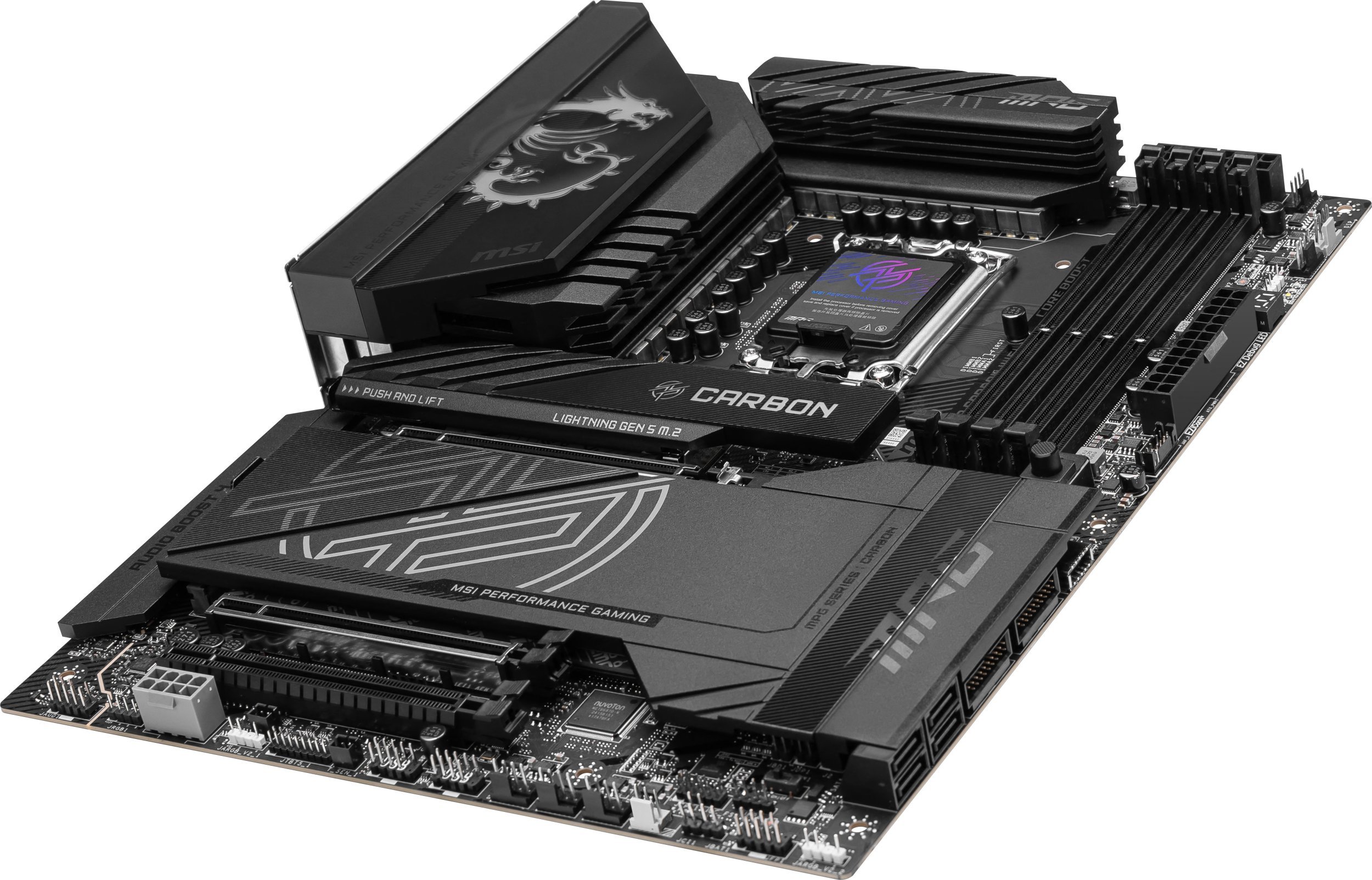 Pllakë amë MSI MPG Z890 Carbon WiFi, Intel LGA 1851, ATX, e zezë