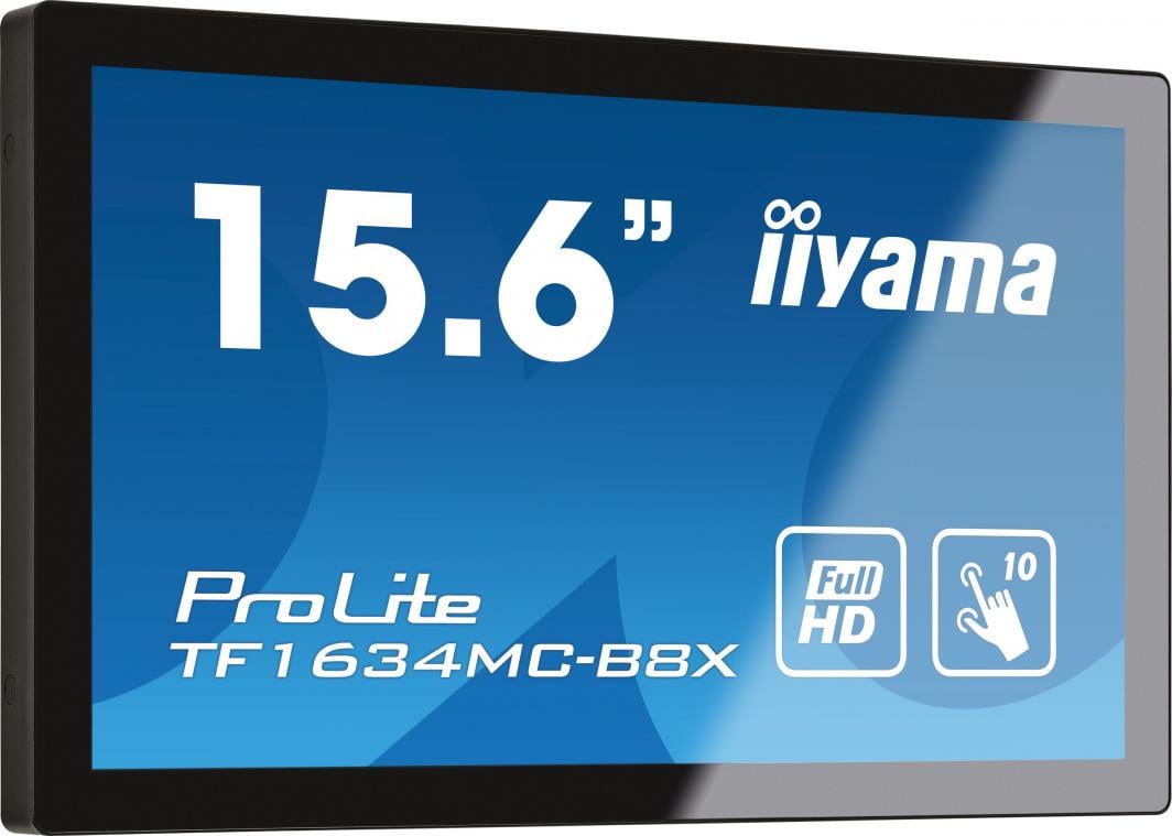 Monitor me prekje iiyama ProLite TF1634MC-B8X, 15.6", Full HD, i zi