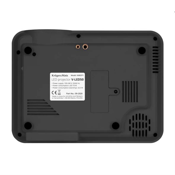 Projektor Kruger&Matz V-LED50 LED, i argjendtë