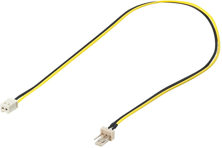 Kabllo PremiumCord FAN për ventialtor nga 2-pin FAN në 3 pin FAN