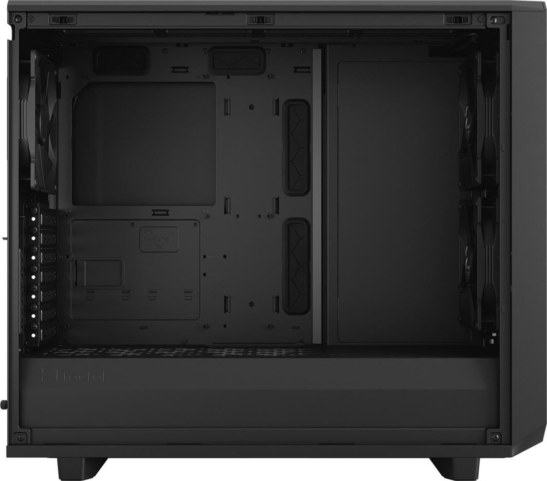 Куќиште за компјутер Fractal Design Meshify 2 TG Light Tint, Црна, Midi Tower