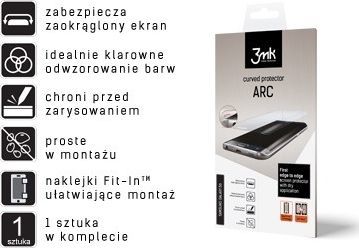 Folie mbrojtëse 3MK Arc për Samsung Galaxy S10