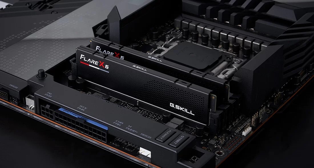 Memorie RAM G.Skill Flare X5 64GB, DDR5 5200MHz, 2x32GB, e zezë