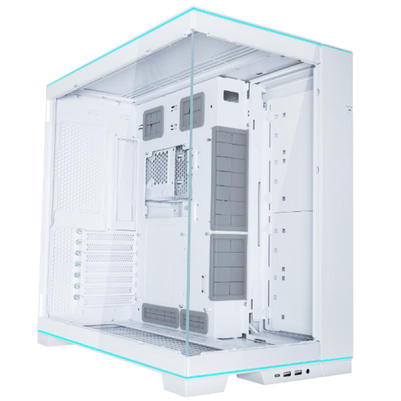 Kutia PC Lian Li O11 Dynamic EVO RGB, midi tower, ATX, e bardhë