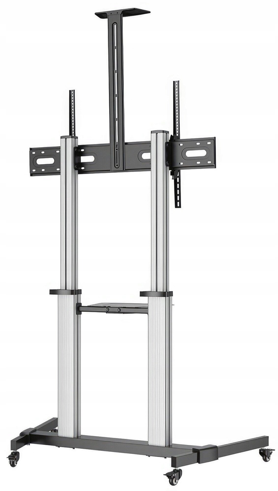 Stendë lëvizëse për TV ART S-15-AL, 60-100", VESA 1000x600, 100 kg, e zezë