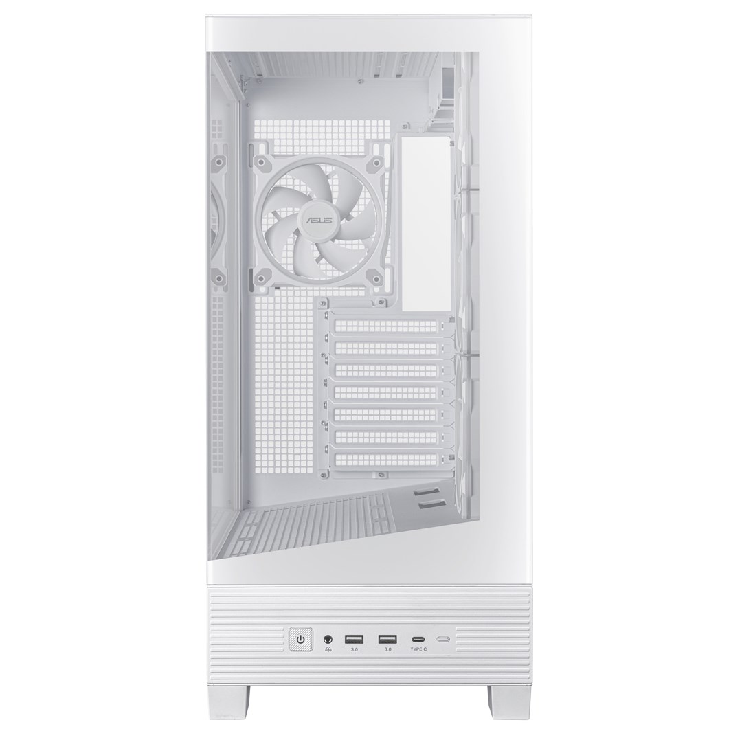 Kuti PC gaming ASUS A31 PLUS TG, mid tower, ARGB, e bardhë