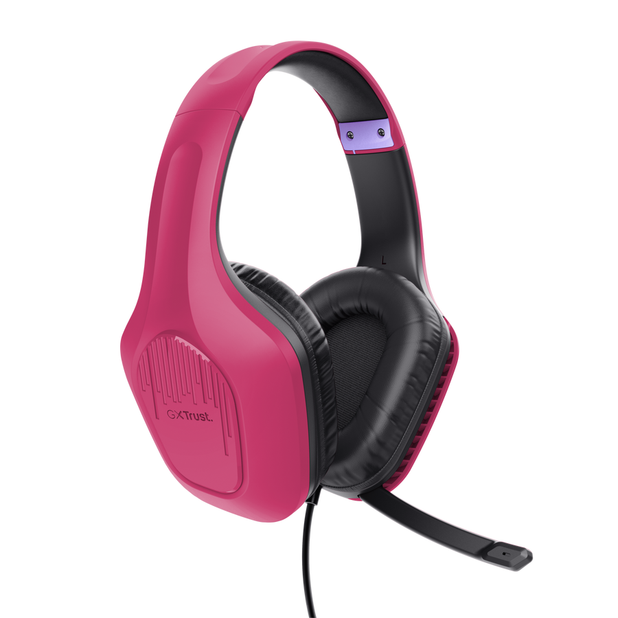 Kufje Trust Gaming GXT 415P, rozë