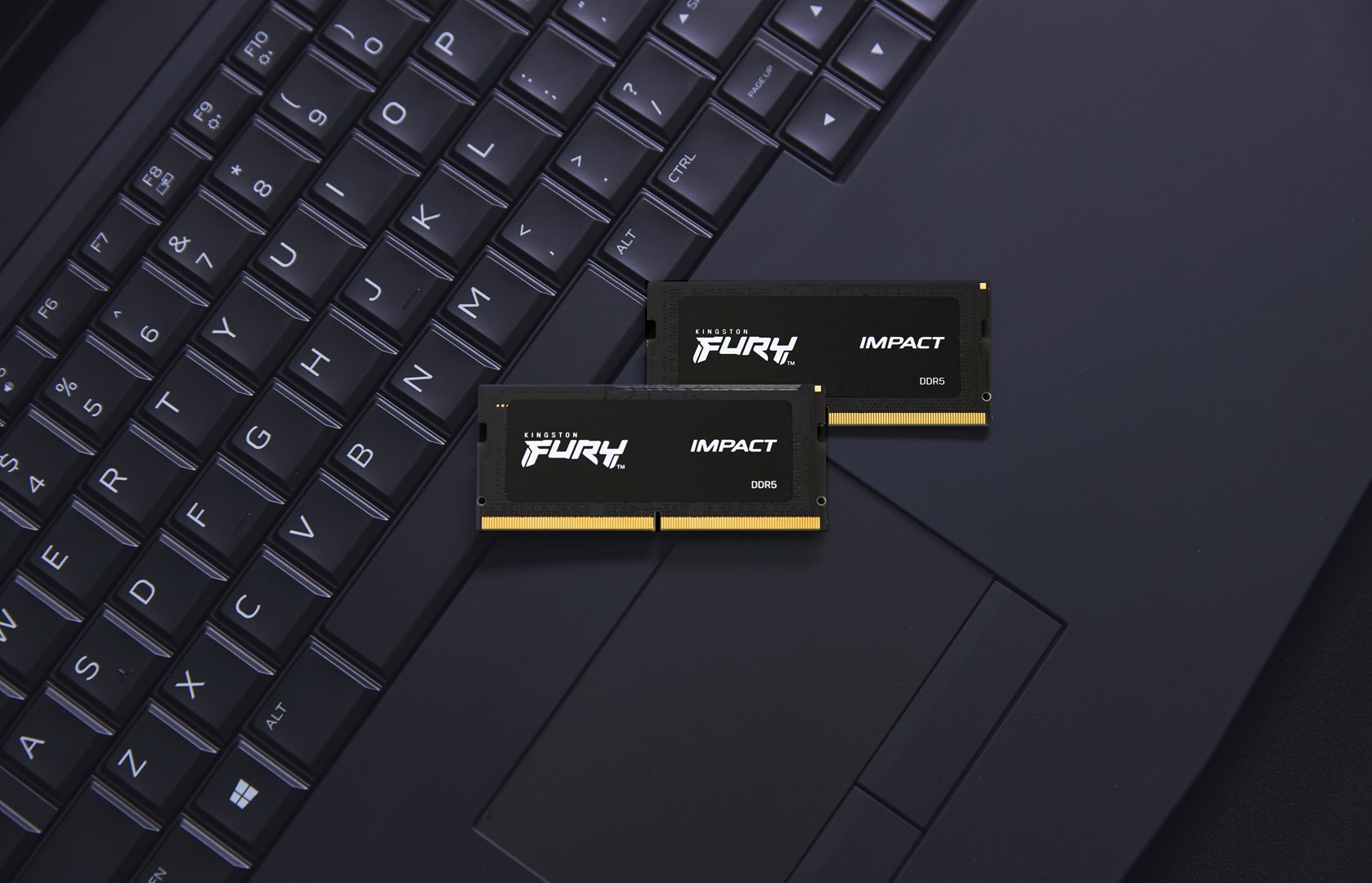 Memorie RAM Kingston FURY Impact, 32GB, DDR5, 5600MT/s, SODIMM, e zezë