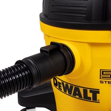 Fshesë industriale Dewalt DXV23P QT, 800W, depozitë 23L, e verdhë e zezë