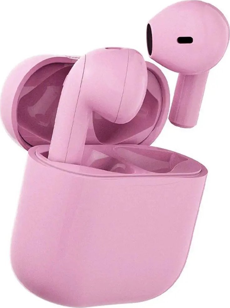 Kufje pa tela Happy Plugs Joy, True Wireless, 29 orë bateri, rozë
