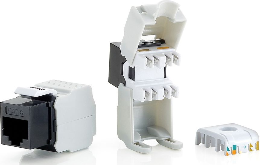 Modul Keystone Equip 769211, CAT.6, për rrjet Gigabit, i bardhë