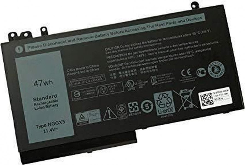 Bateri laptopi Dell NGGX5, 47Wh, Li ion, e zezë