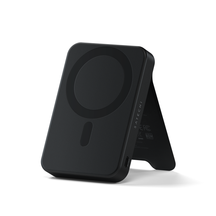 Satechi Qi2 10K Magnetic Power Bank with Stand, Black