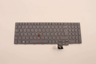 Tastierë laptopi Lenovo ThinkPad P16 G1 G2, layout gjerman, me ndriçim, gri Storm
