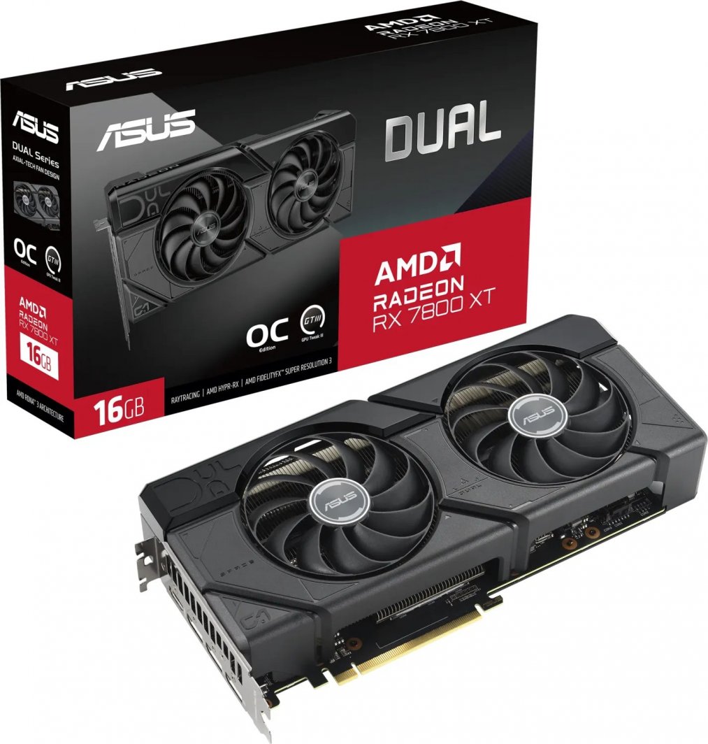 Kartelë grafike Asus Dual Radeon RX 7800 XT OC 16GB GDDR6