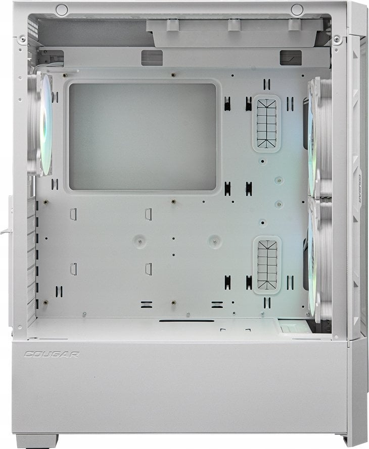 Куќиште за компјутер Cougar Airface RGB, бело, Midi Tower