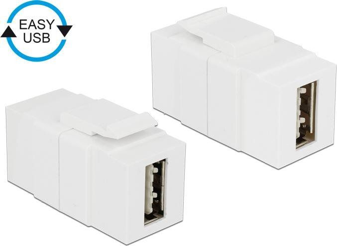 Adapter USB Delock 86353, USB 2.0, Easy USB, i bardhë