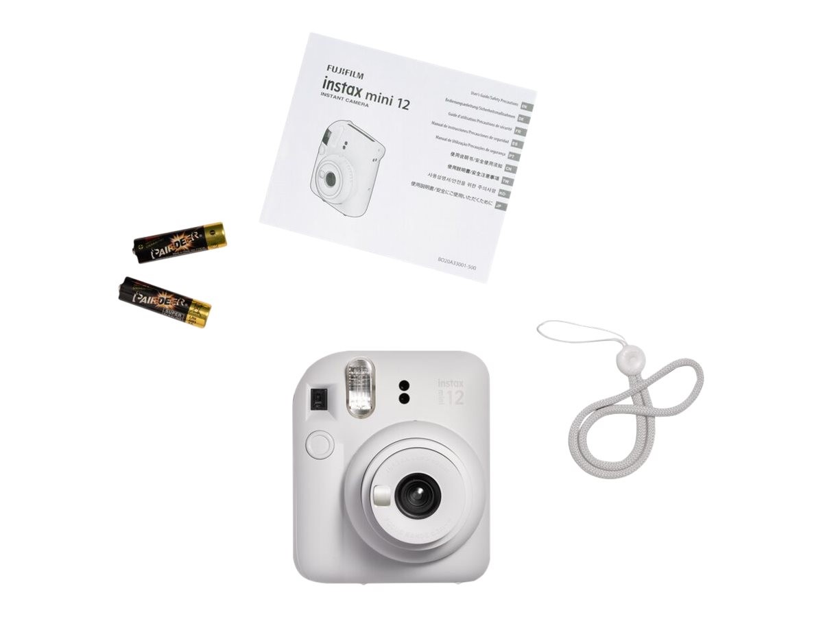 Fujifilm Instax Mini 12 - Instant camera - clay white