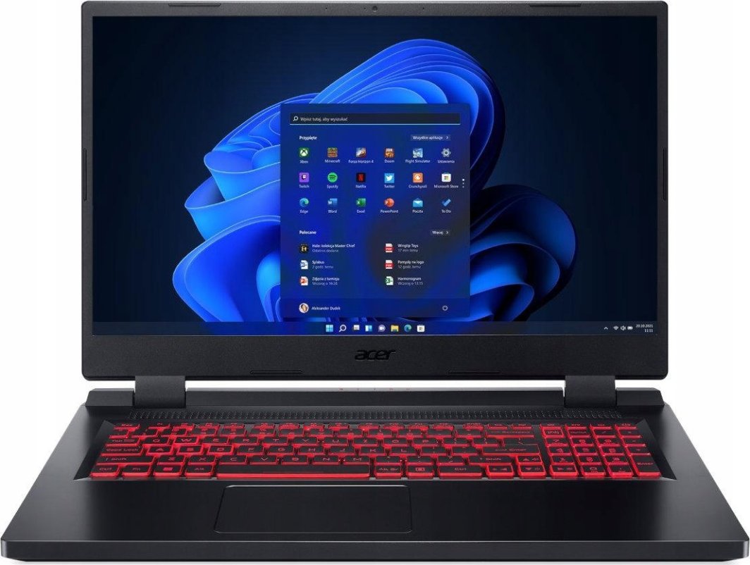 Laptop Acer Nitro 5, 17.3", Intel Core i5-12450H, 16GB RAM, 1TB SSD, NVIDIA GeForce RTX 4050