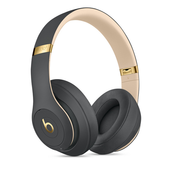 Apple Beats Studio3 Wireless Over-Ear Headphones, Skyline Collection, Shadow Grey