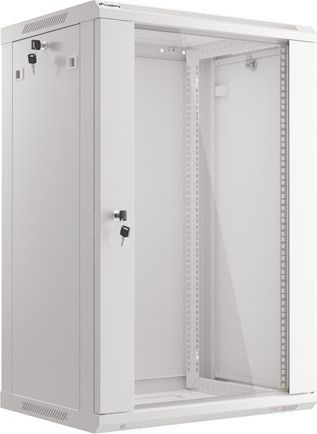 Kabinet muror rrjeti Lanberg WF01-6418-10S, 19", 18U, gri