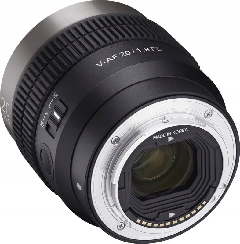 Lente kine Sony V AF 20mm T1.9, Full Frame, autofocus, e zezë
