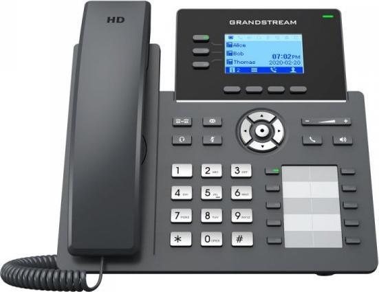 Telefoni IP Grandstream GRP2604, 3 linja, 6 llogari SIP, i zi