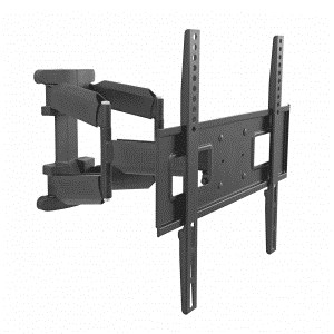 Mbajtëse TV ART AR-75, 23-65", 50kg, VESA 400x400, Double Arm, e zezë