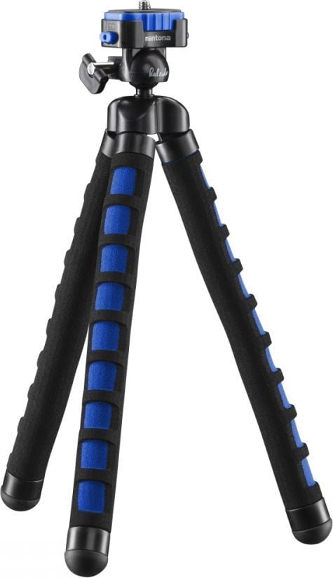 Tripod Mantona Kaleido Flex 21399, fleksibël, kompakt, i zi