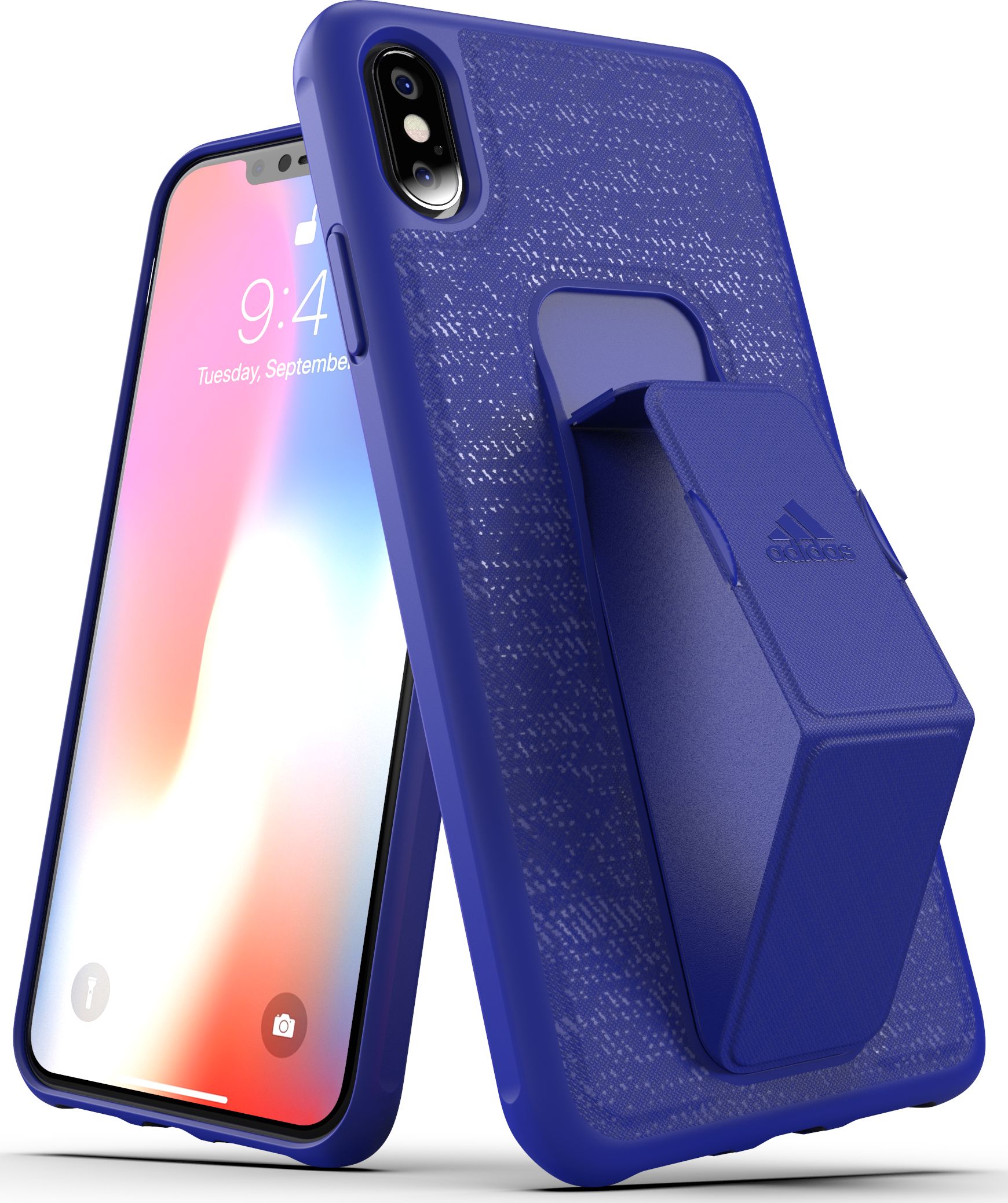 Mbrojtës Adidas SP Grip FW18 për iPhone XS Max, i vjollcë 