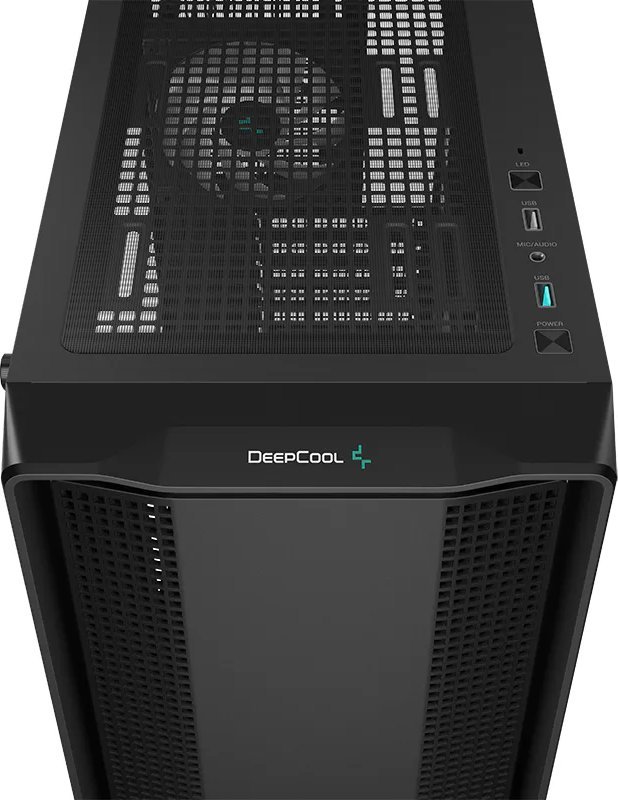 Kasë Deepcool CC560 V2, e zezë, Midi Tower