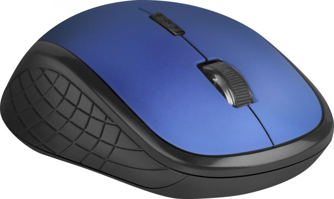 Maus Defender Aero, wireless, USB, i zi dhe i kaltërt