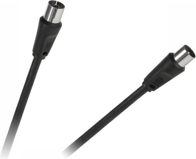 Кабел за антена Libox KPO2735A, 1.8m, коаксијален, црн