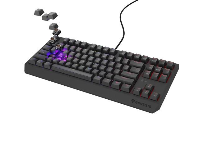 Tastierë mekanike Genesis Thor 230 TKL, Outemu Brown, RGB, e zezë