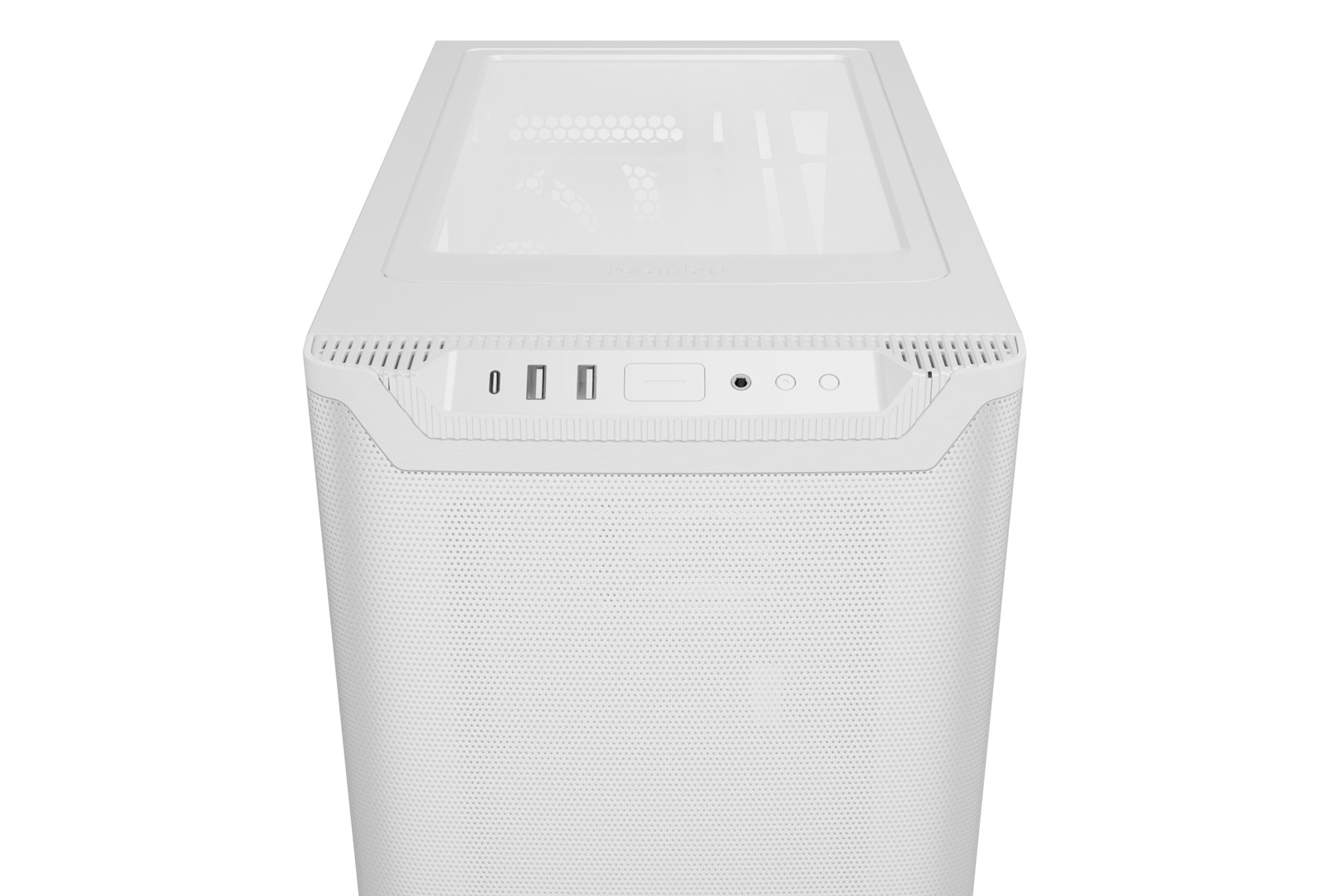 Kornizë gaming Be quiet Pure Base 501 Airflow, mid tower, xham i temperuar, e bardhë